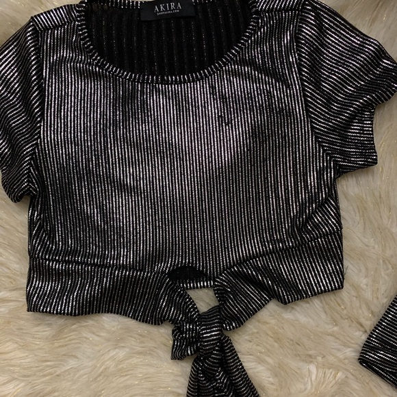 Akira Two piece silver pant set - Picture 6 of 7